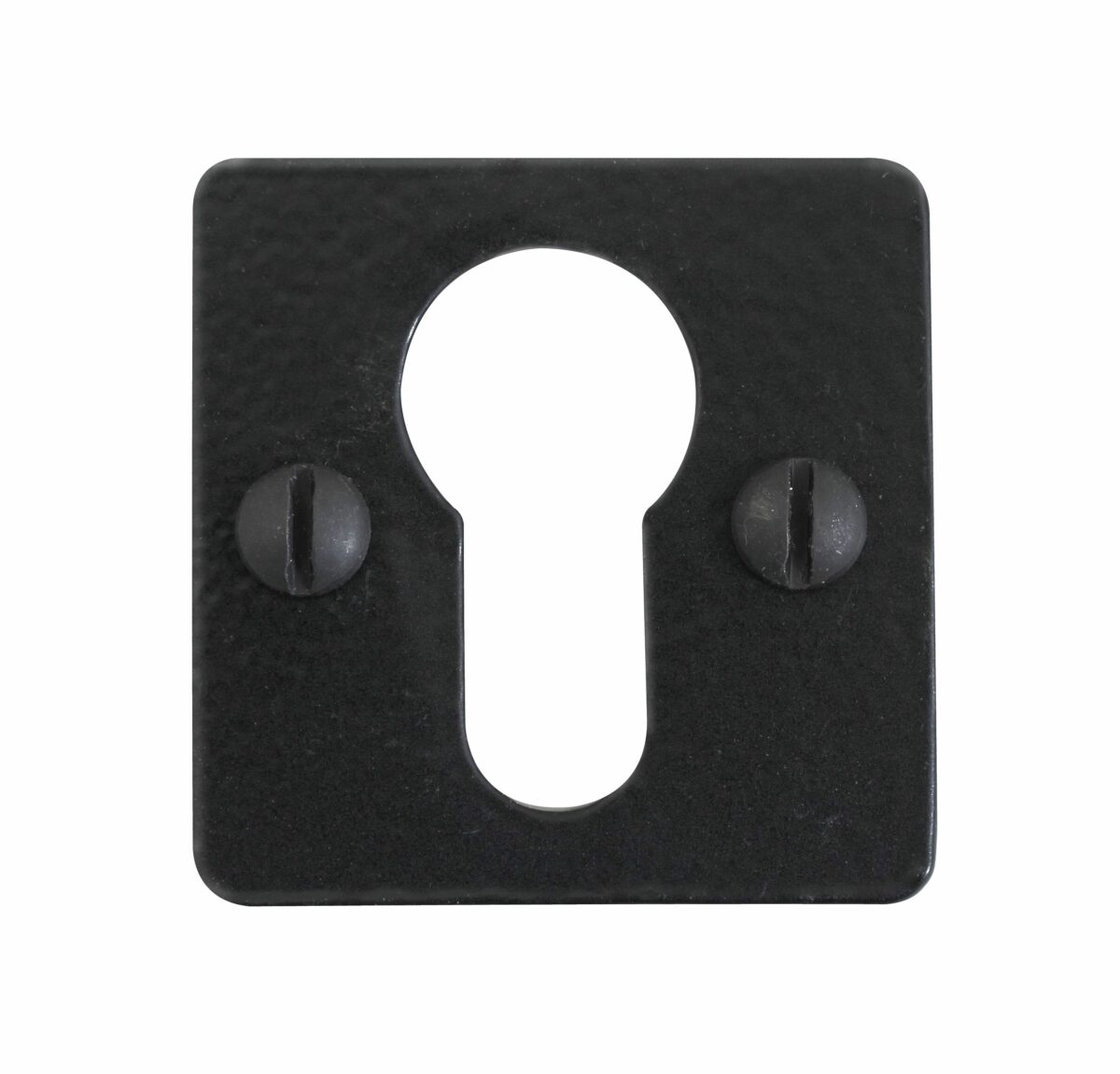 Square Euro Escutcheon - Black - FB1091