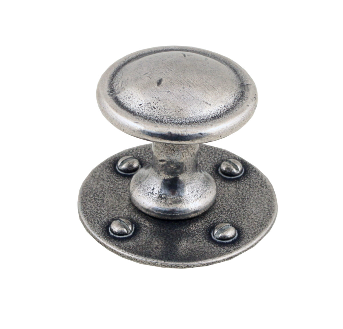 Chester cupboard knob with PBP006 backing plate