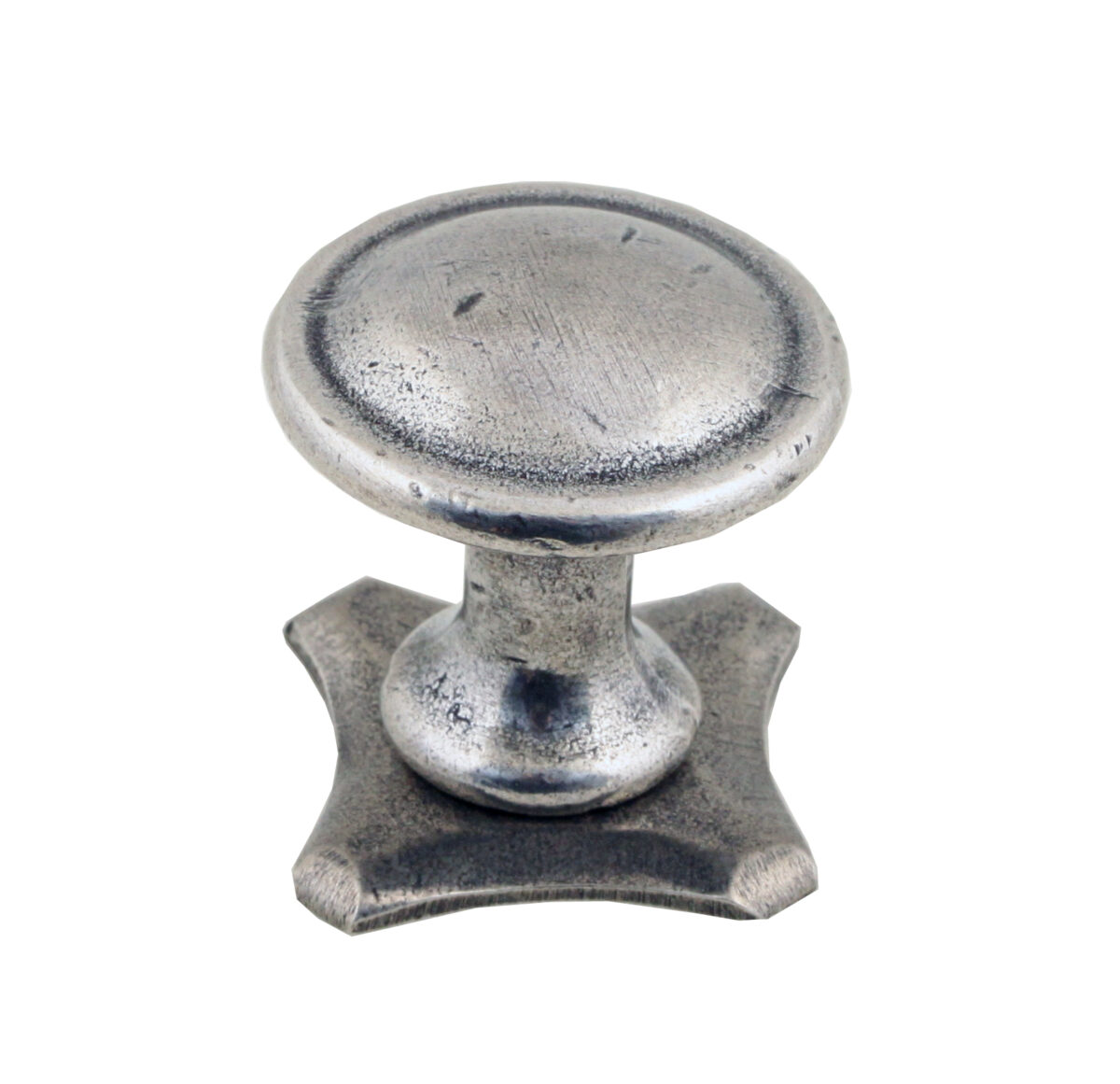 Chester kitchen knob with PB002 backplate