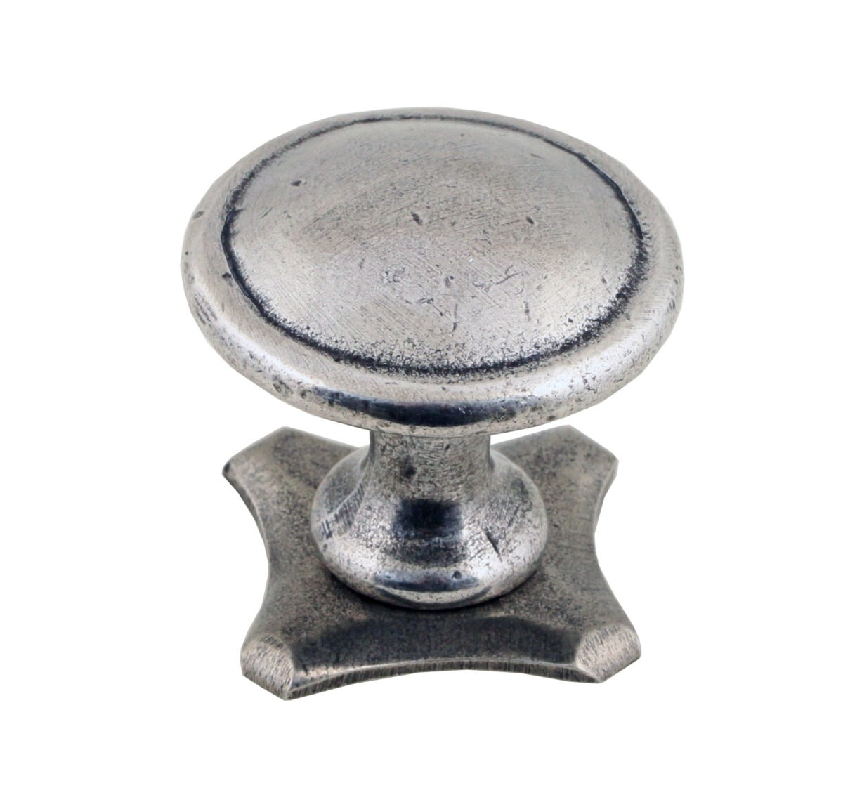 Chester cupboard knob with PBP002 backing plate