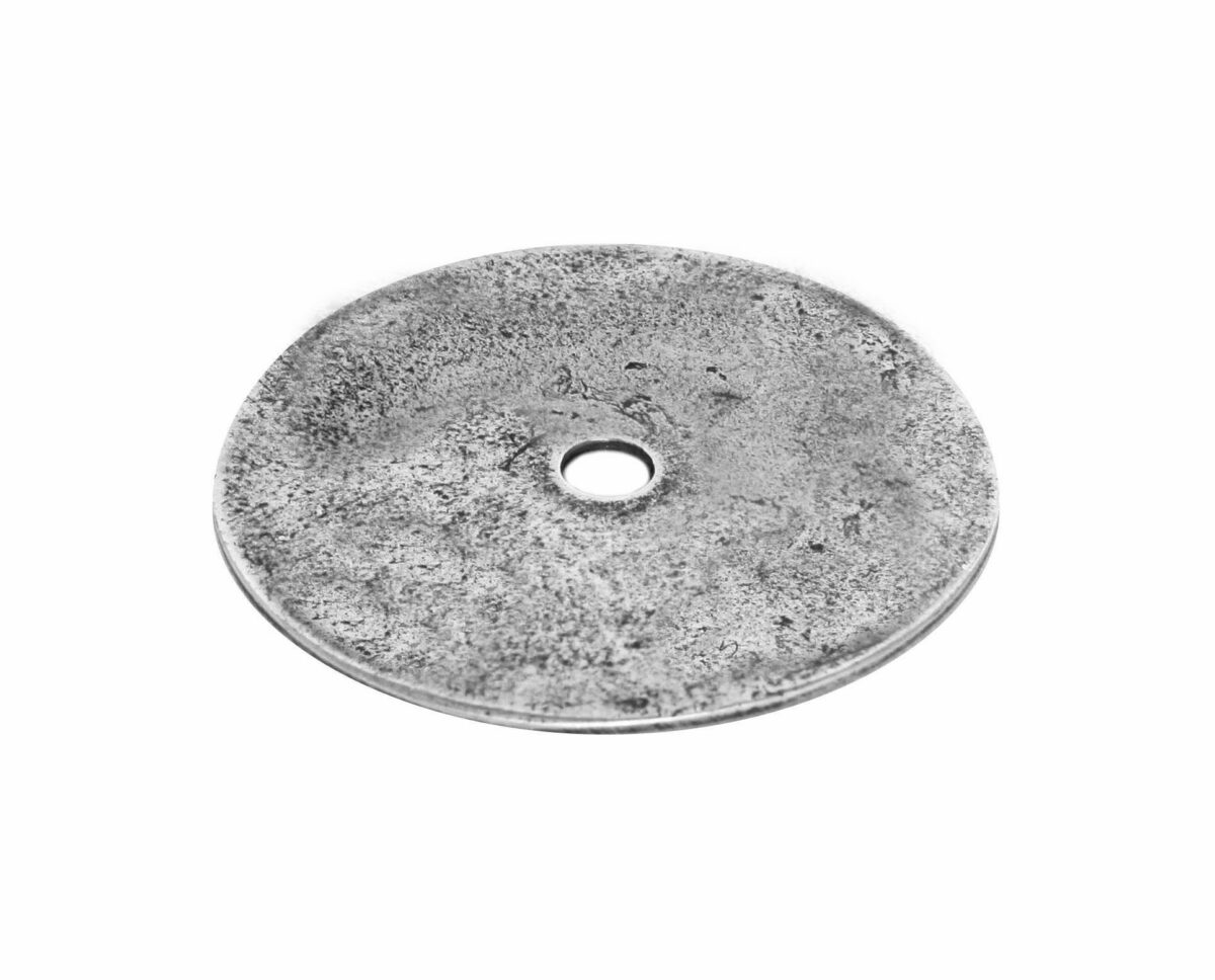 Pewter Round Backing Plate PBP007