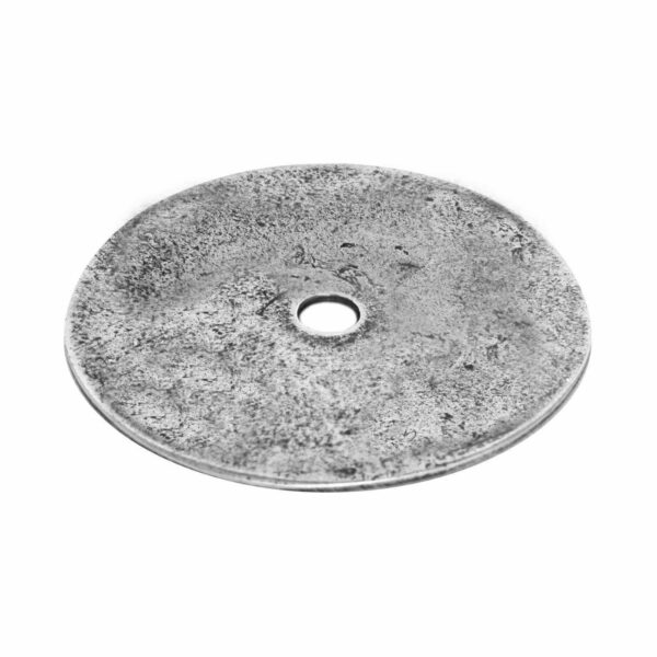 Pewter Round Backing Plate PBP007