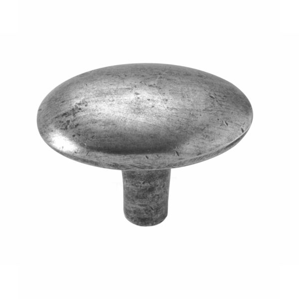 Wilton Oval Pewter Cupboard Knob PCK009