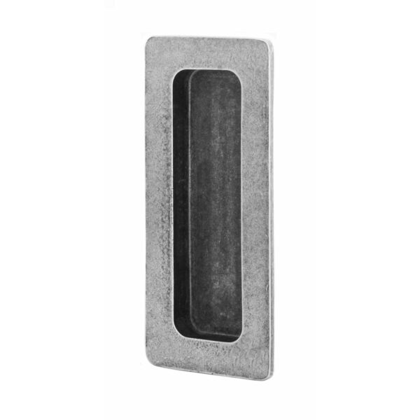 Pewter pocket door flush pull