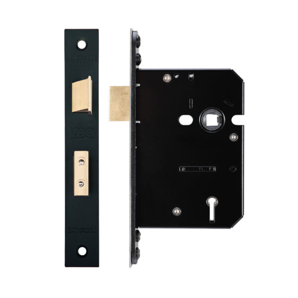 Zoo 5 Lever Sash Lock - Black - SL2