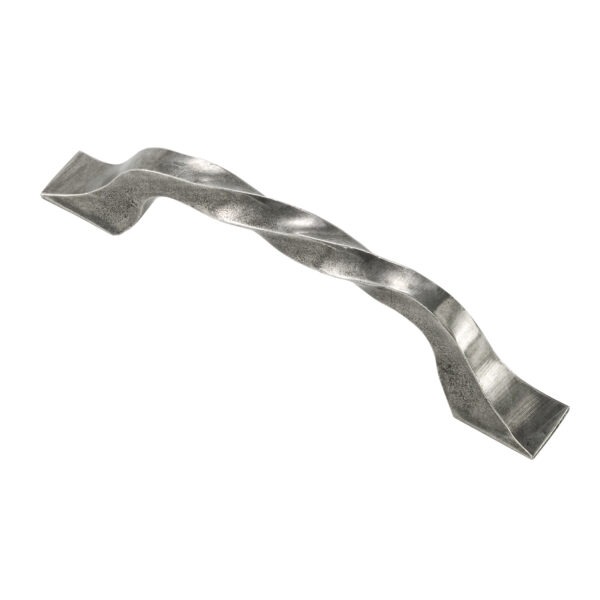 Twisted pewter pull handle