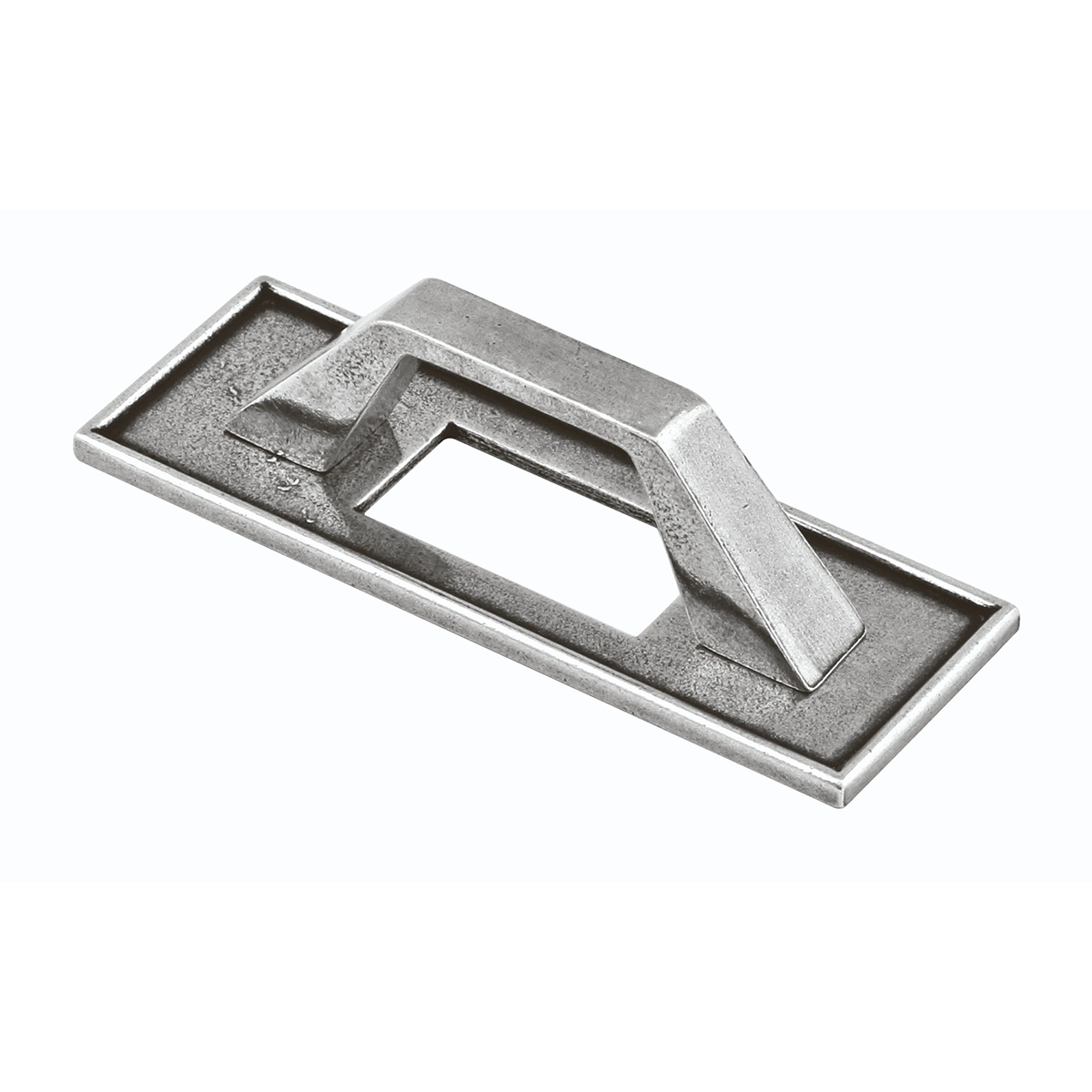 Kitchen pull handle on backplate