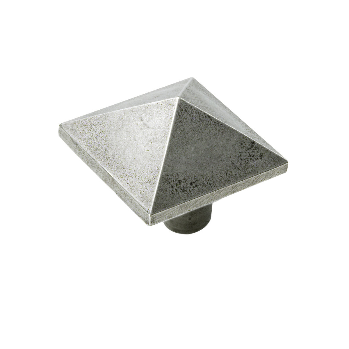 Pyramid pewter cupboard knob