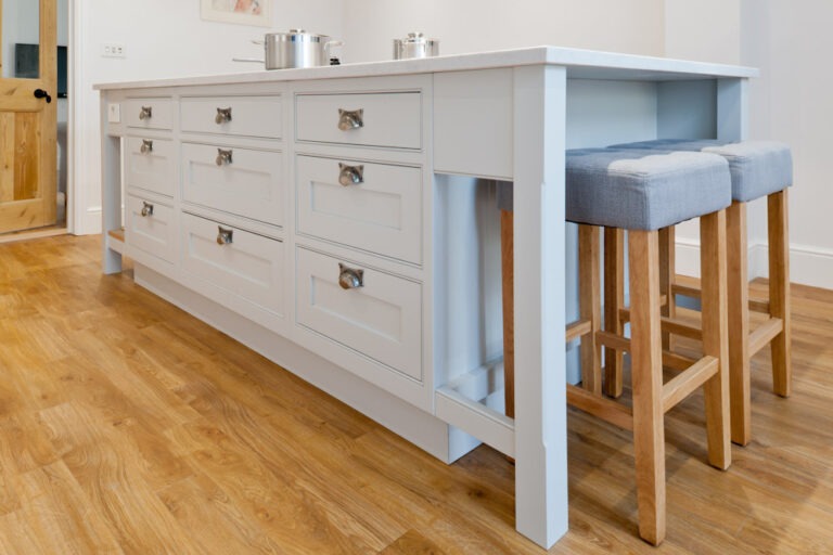 light kitchen cupboards with cup handle